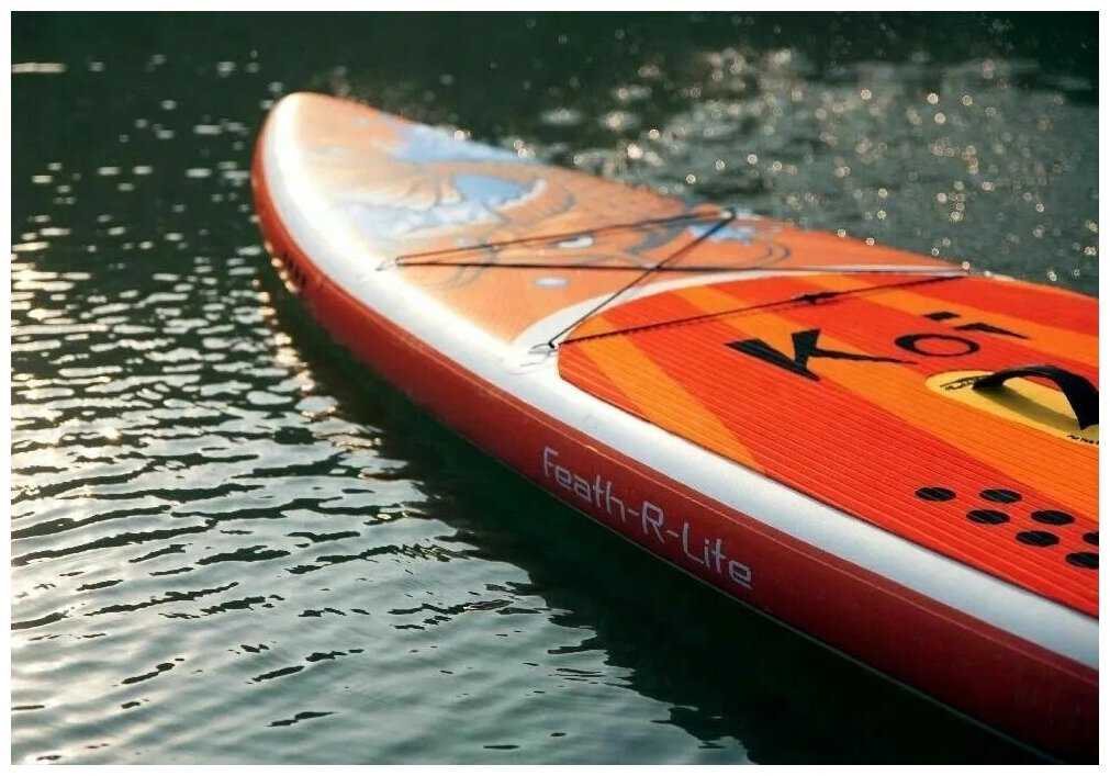 Сап борд полный комплект 350х84х15 / Sup board KOI 11.6 надувной для серфинга с веслом фотография 6