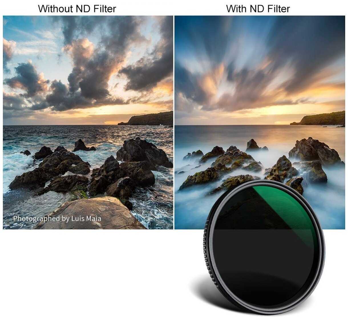 Переменный нейтральный фильтр K&F Concept Variable MC ND8-ND2000 Slim (77mm) фотография 3