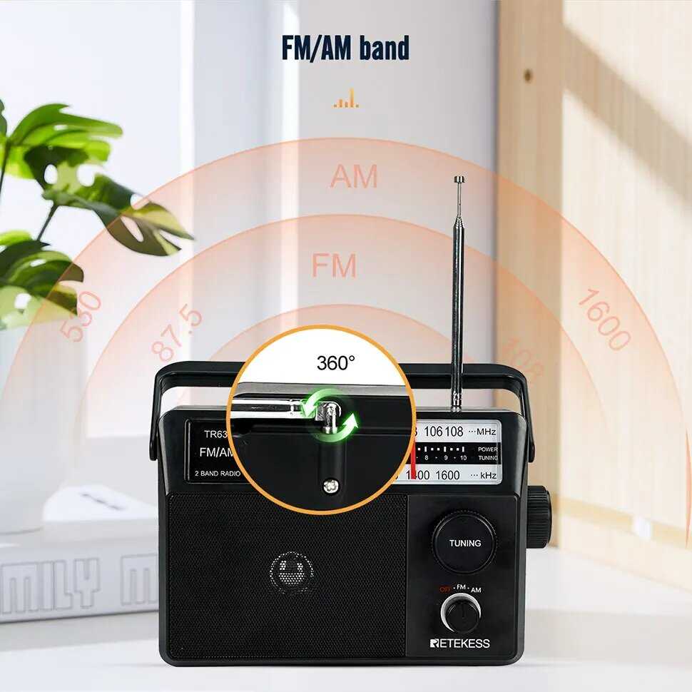 Портативное радио Retekess TR633 фотография 4