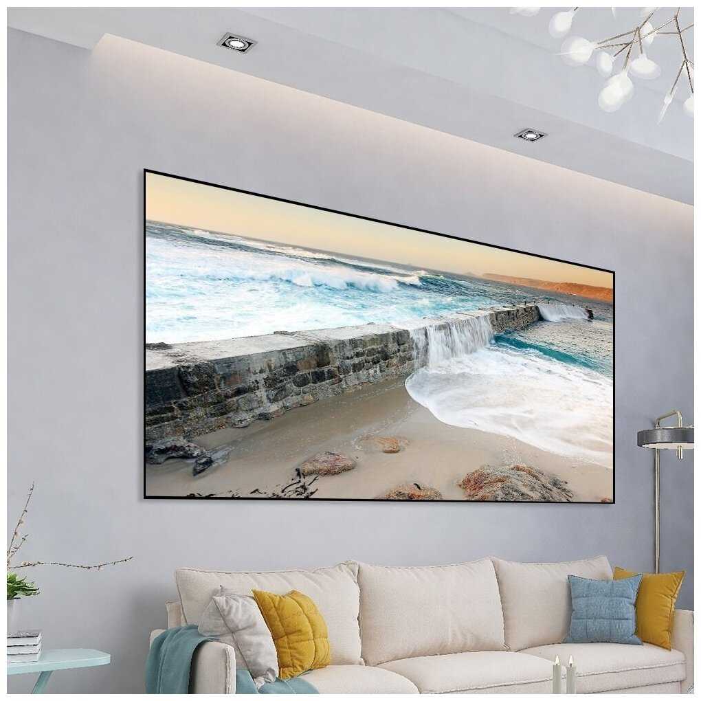 Светоотражающий экран для проекторов Thundeal (130 дюймов, 16:9) фотография 10