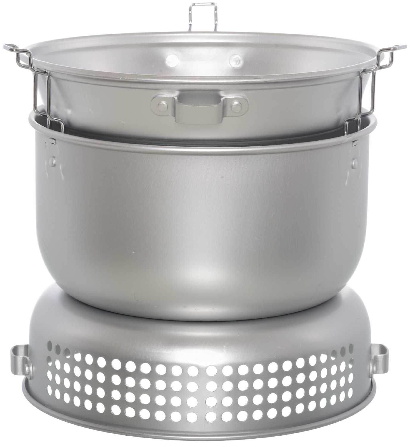 Набор туристической посуды с горелкой Camping Cooking Set(набор 9 предметов), Atom фотография 1