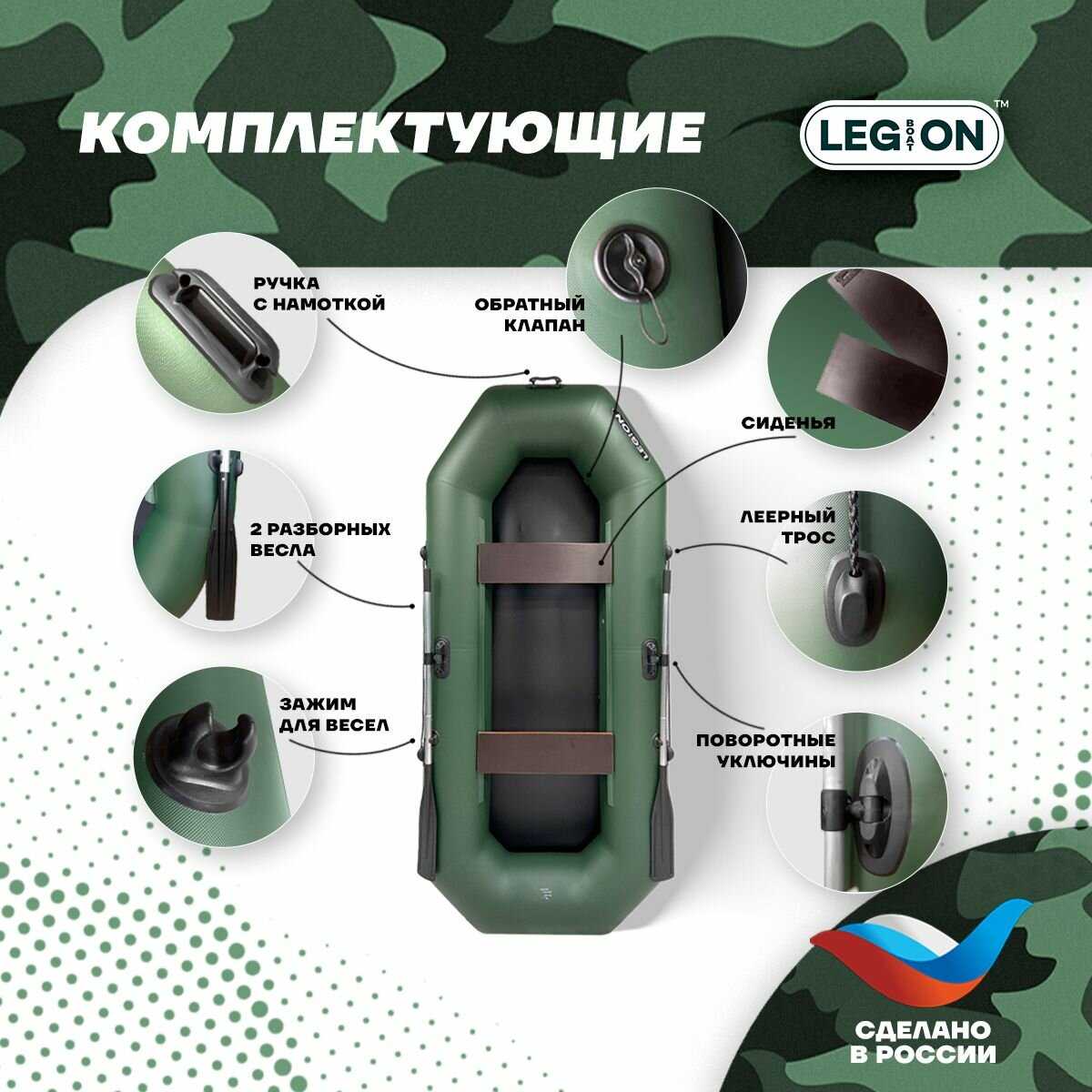 Надувная лодка ПВХ Легион Legion-270Н фотография 3