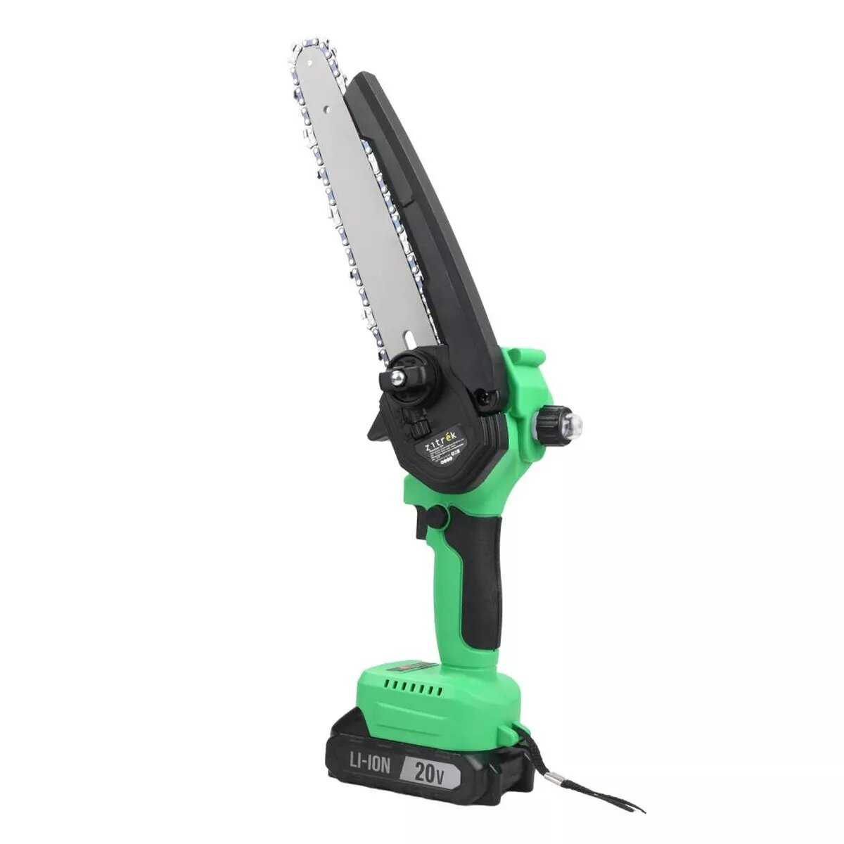 Пила цепная аккумуляторная Zitrek GreenSaw 20 Extra power [20В, 4,0Ач Li-ion, 082-1851-1] фотография 1