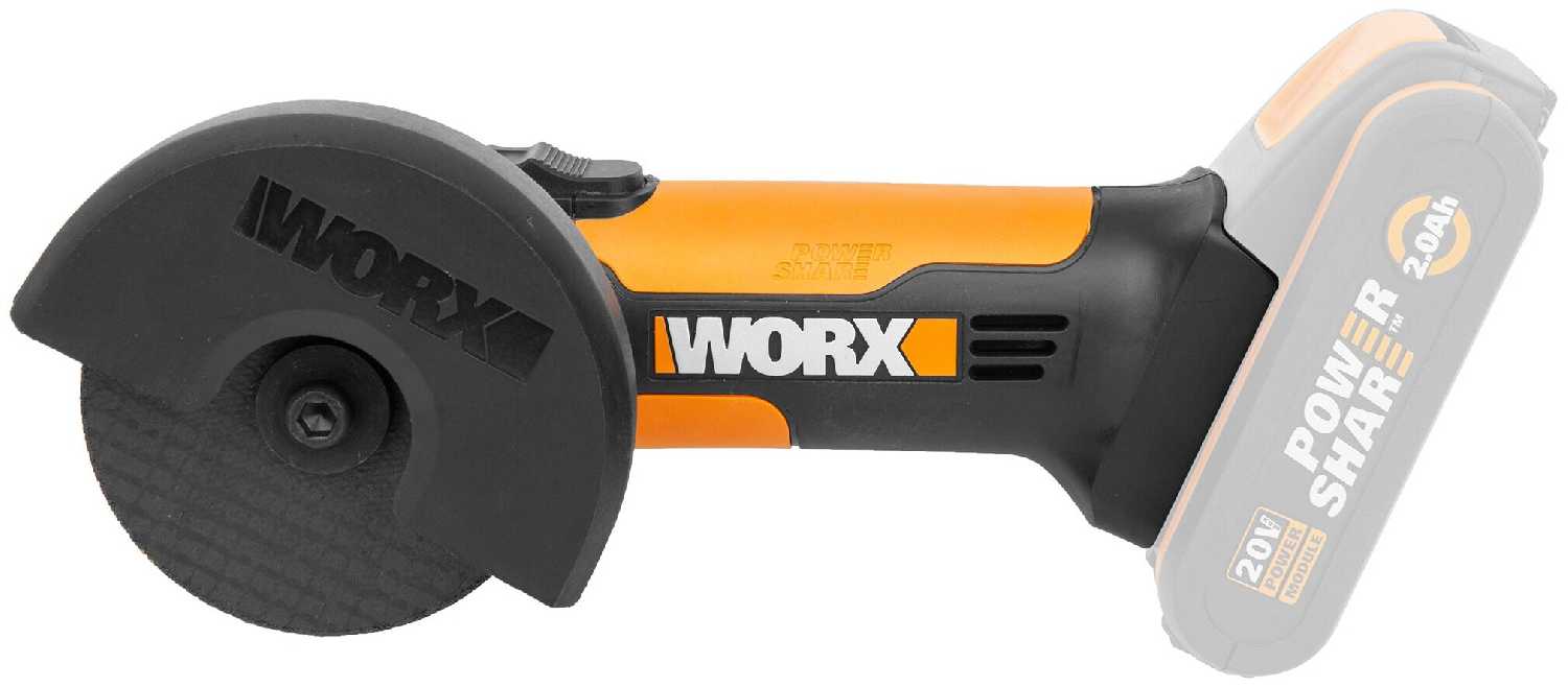 Аккумуляторная УШМ Worx WX801.9 фотография 2