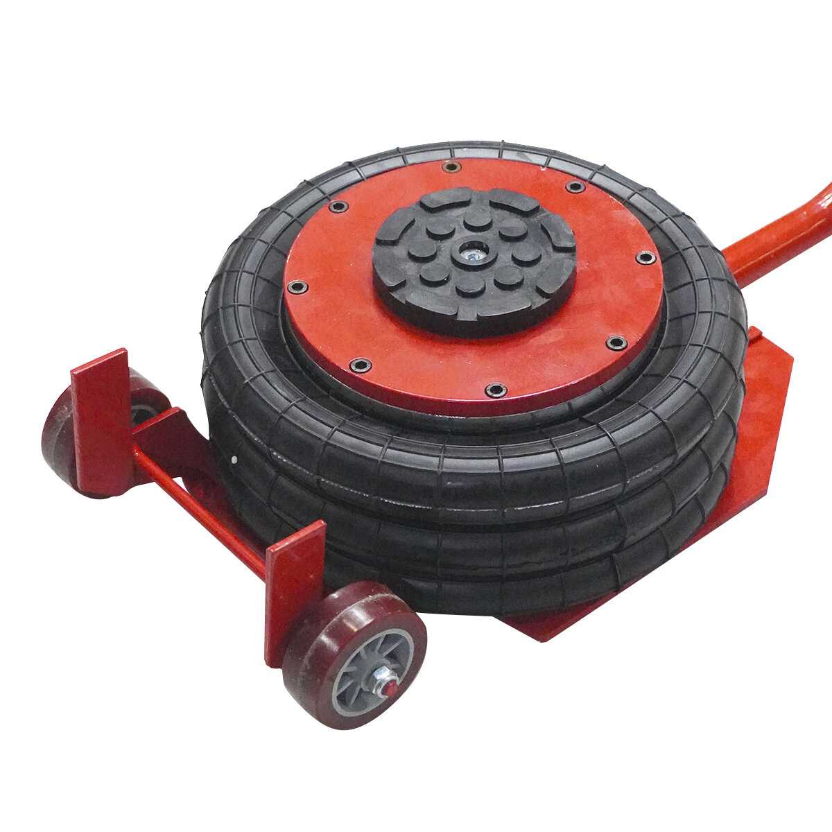 Пневматический подкатной домкрат WIEDERKRAFT 3 т 150-400 мм с удлинённой рукоятью (WDK-81813B) фотография 3