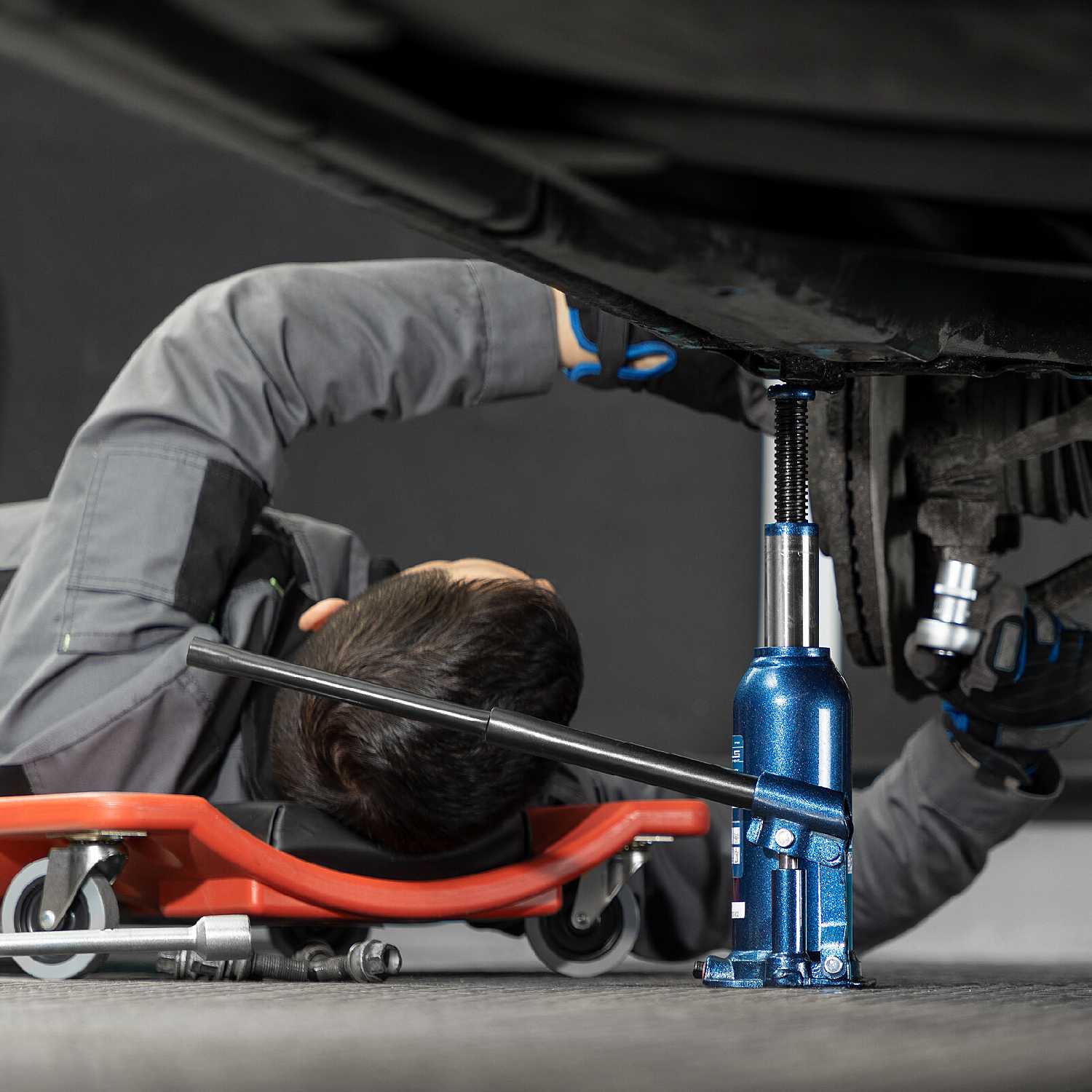 Домкрат бутылочный гидравлический Stels 51175 фотография 12