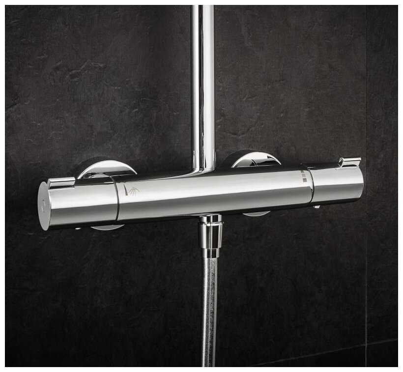Душевой комплект hansgrohe Crometta Е 240 1jet Showerpipe 27271000, фотография 4