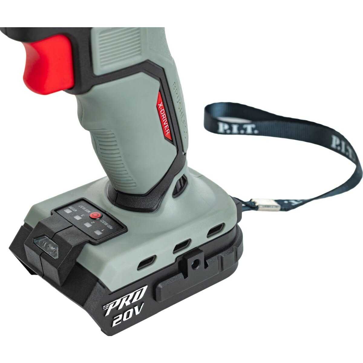 Аккумуляторный гайковерт PIT SOLO PIW20H-300B [300Нм, бесщеточный, 1/2