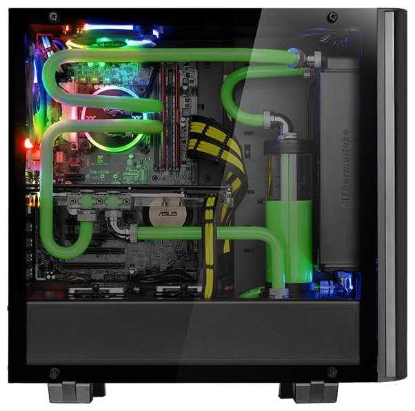 Компьютерный корпус Thermaltake View 21 TG CA-1I3-00M1WN-00 фотография 9