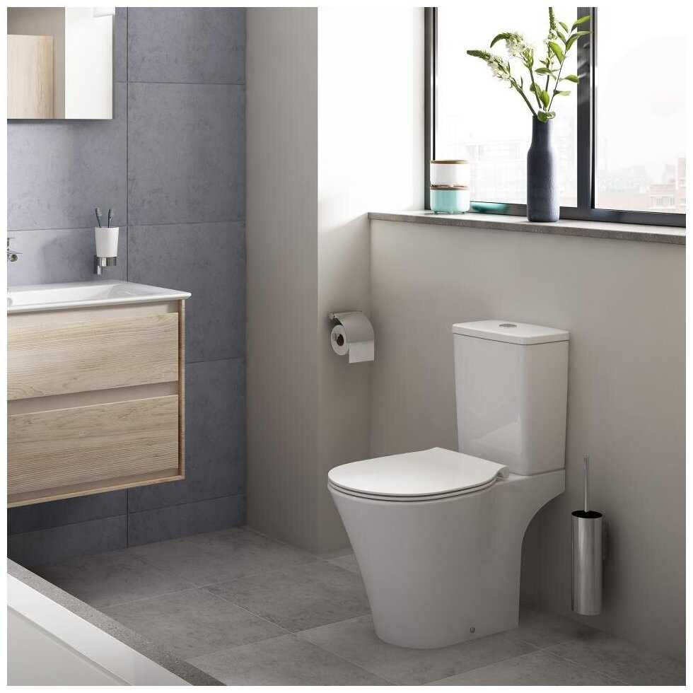 Чаша унитаза напольная Ideal STANDARD Connect E009701 с горизонтальным выпуском фотография 16