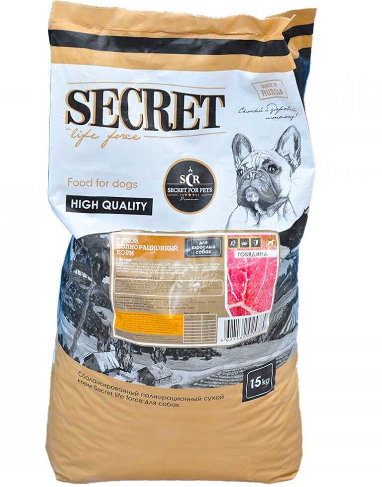 Корм для собак Secret for Pets Life Force (говядина) фотография 1