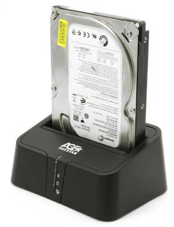 Док-станция для HDD AgeStar 2.5'&3.5' 3UBT2-6G USB3.0 Black фотография 7