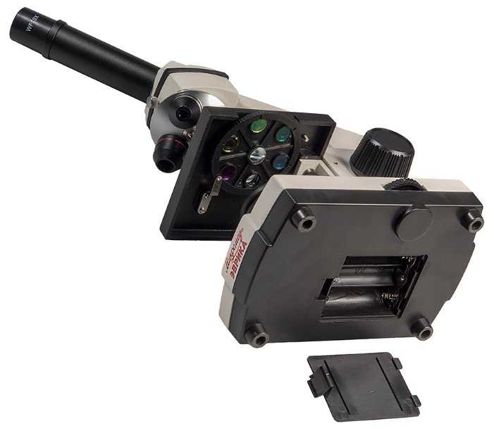 Микроскоп Микромед Эврика 40–1280х с видеоокуляром, в кейсе фотография 11