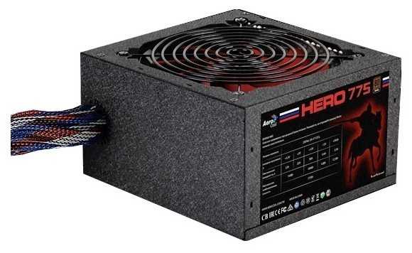 Блок питания AeroCool Hero 775W фотография 1