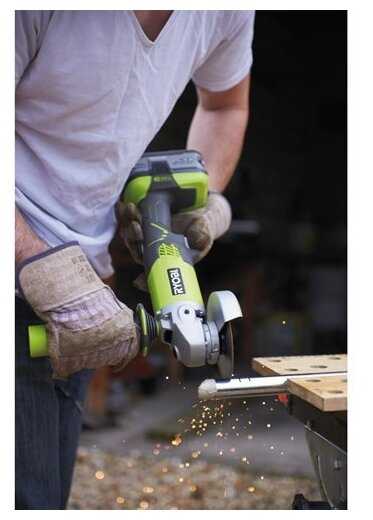 Аккумуляторная УШМ RYOBI R18AG-0 фотография 9