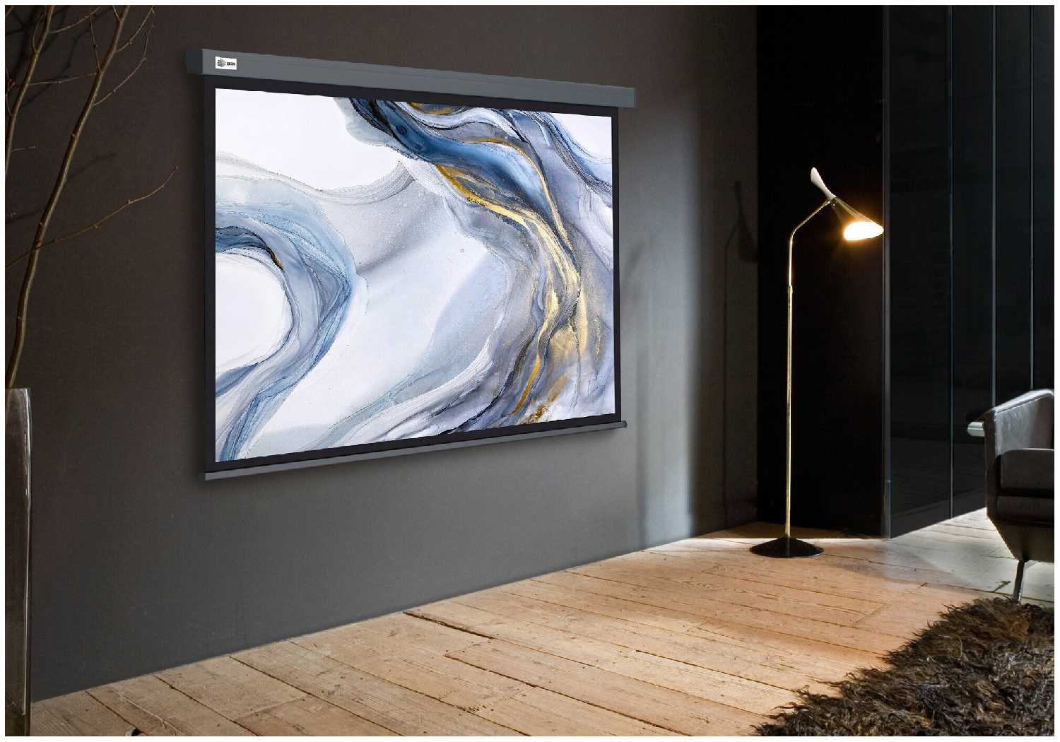 Рулонный cactus Wallscreen (CS-PSW-128X170-SG) фотография 4