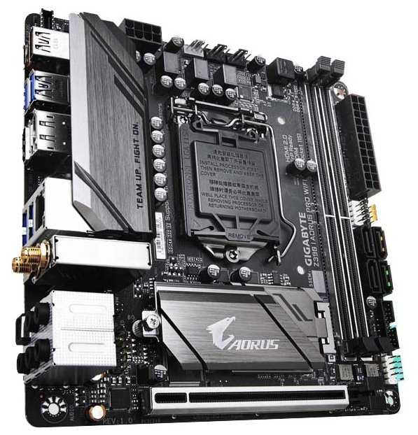 Материнская плата GIGABYTE Z390 I AORUS PRO WIFI (rev. 1.0) фотография 1