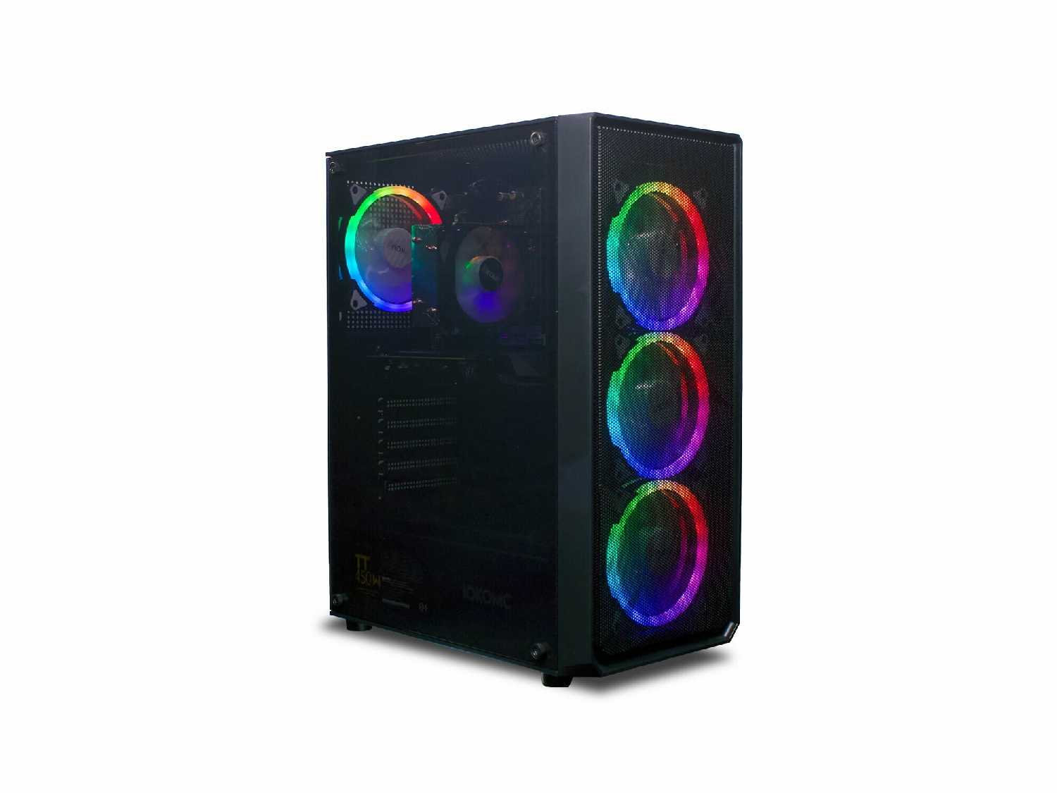 Игровой компьютер юкомс i3 14100F, RX 5700 XT 8GB, SSD 2TB, 32GB DDR4, БП TT500 500W фотография 1