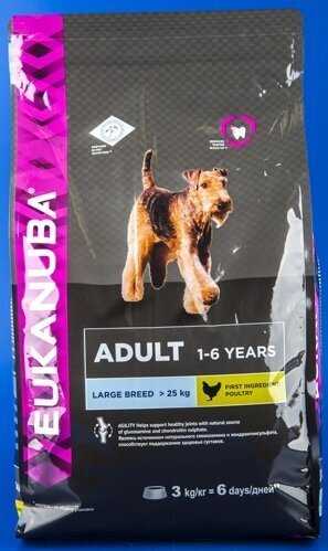 Корм для взрослых собак Eukanuba с курицей фотография 16