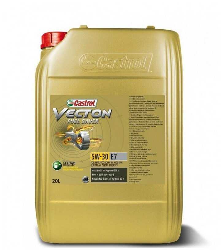 Синтетическое моторное масло Castrol Vecton Fuel Saver 5W-30 E7