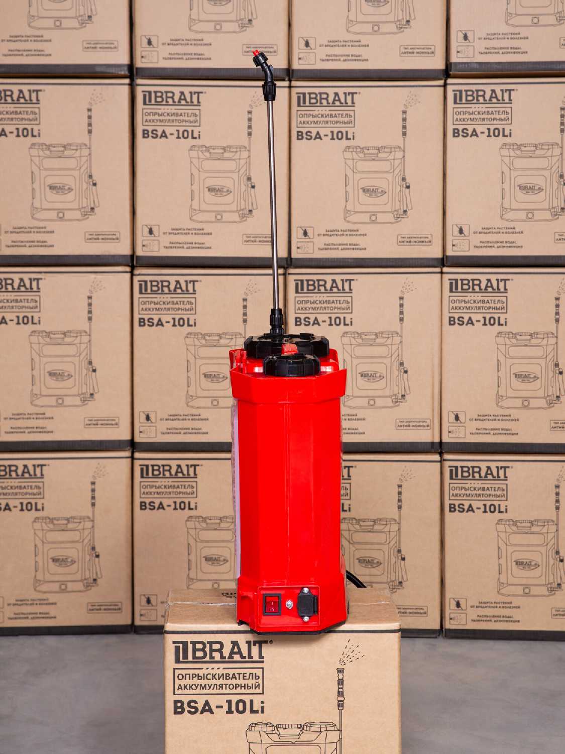 Опрыскиватели BRAIT BSA-10Li [10 л, 12 В, 3.6 л/мин, 1.5-4 бар] фотография 6