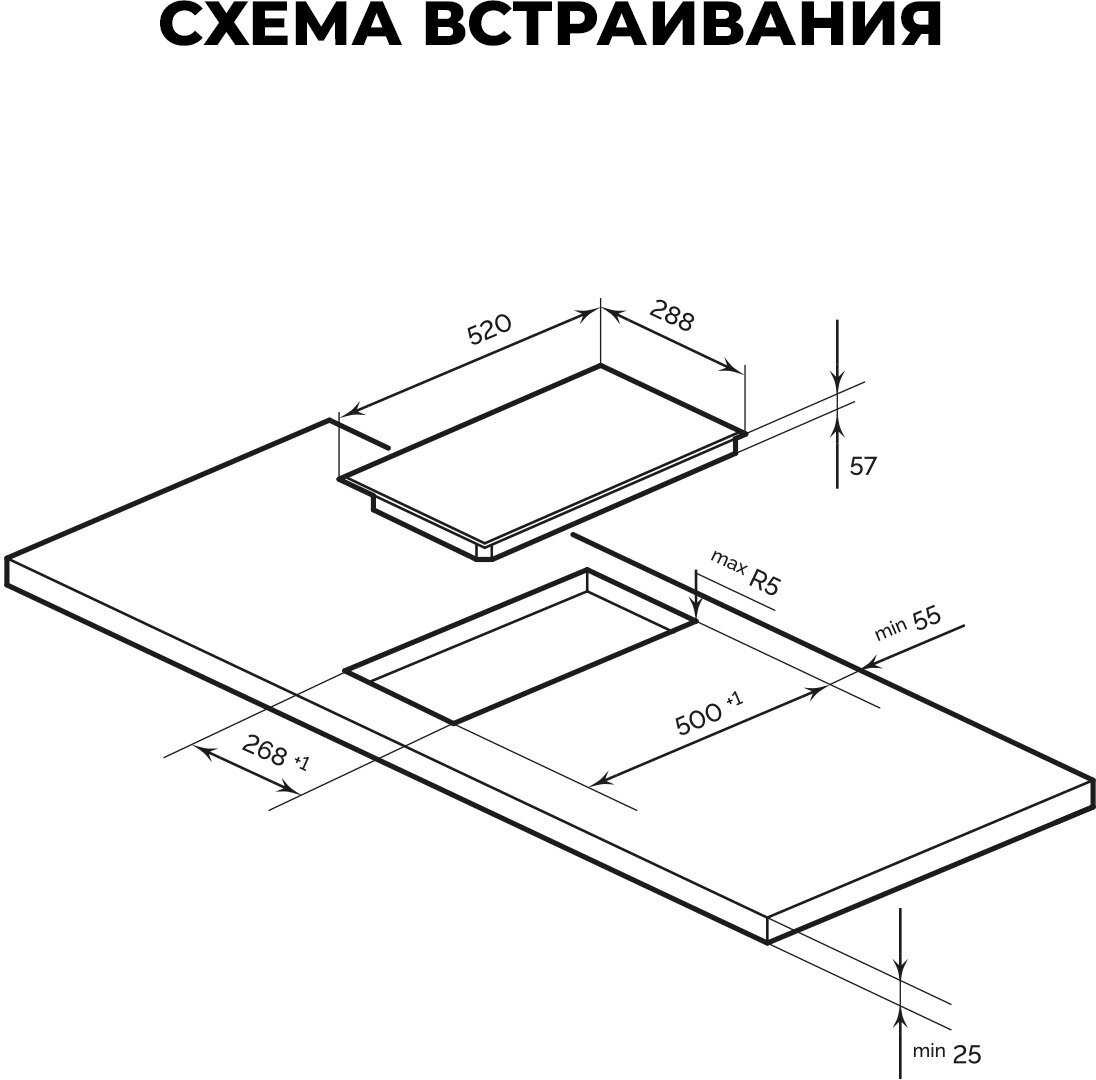 Варочная панель индукционная LEX EVI 320A фотография 4