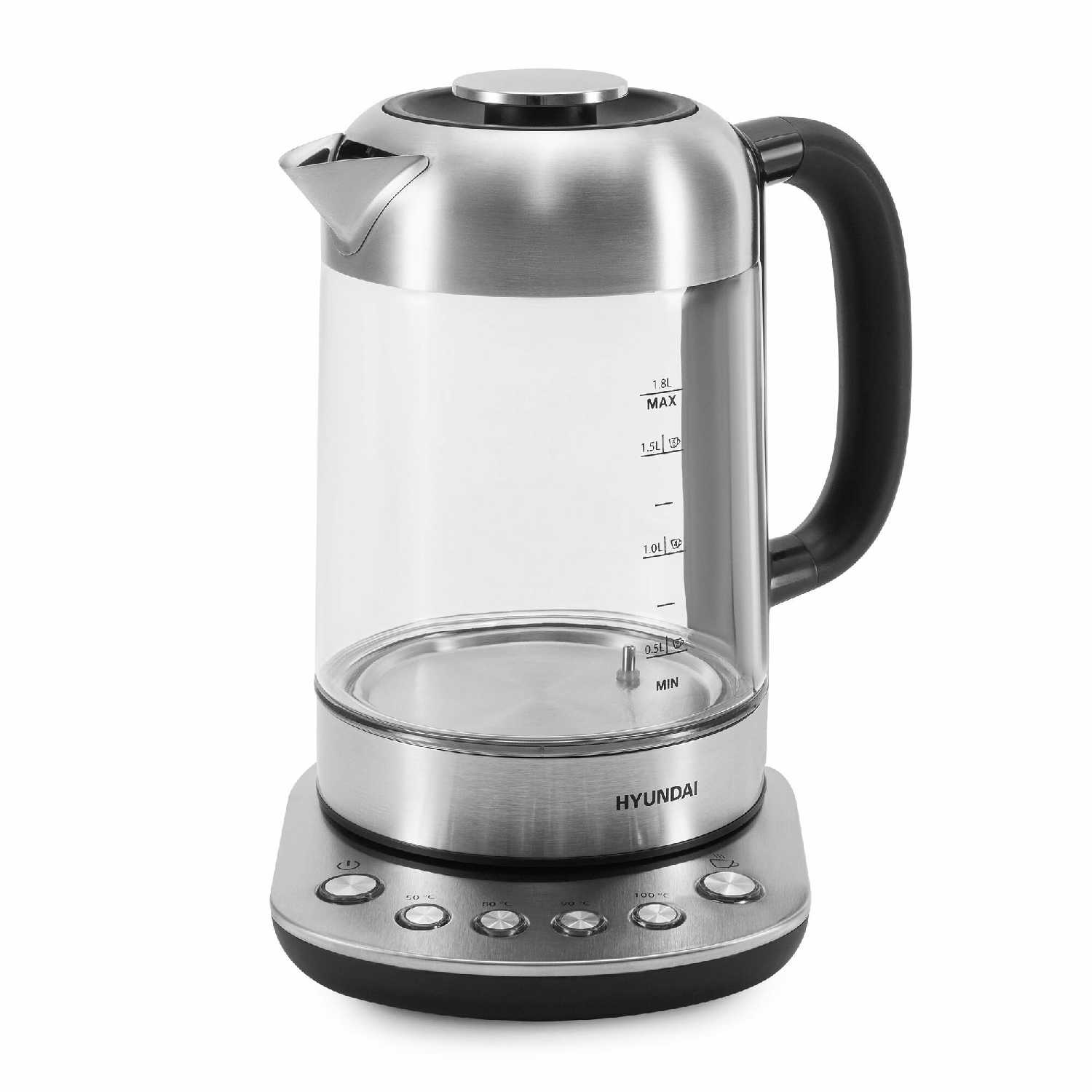Чайник электрический Hyundai HYK-G8407 1.8л 2200Вт фотография 6