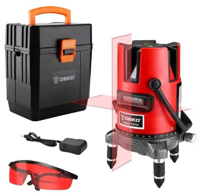Лазерный уровень DEKO DKLL02RB SET 3 фотография 2