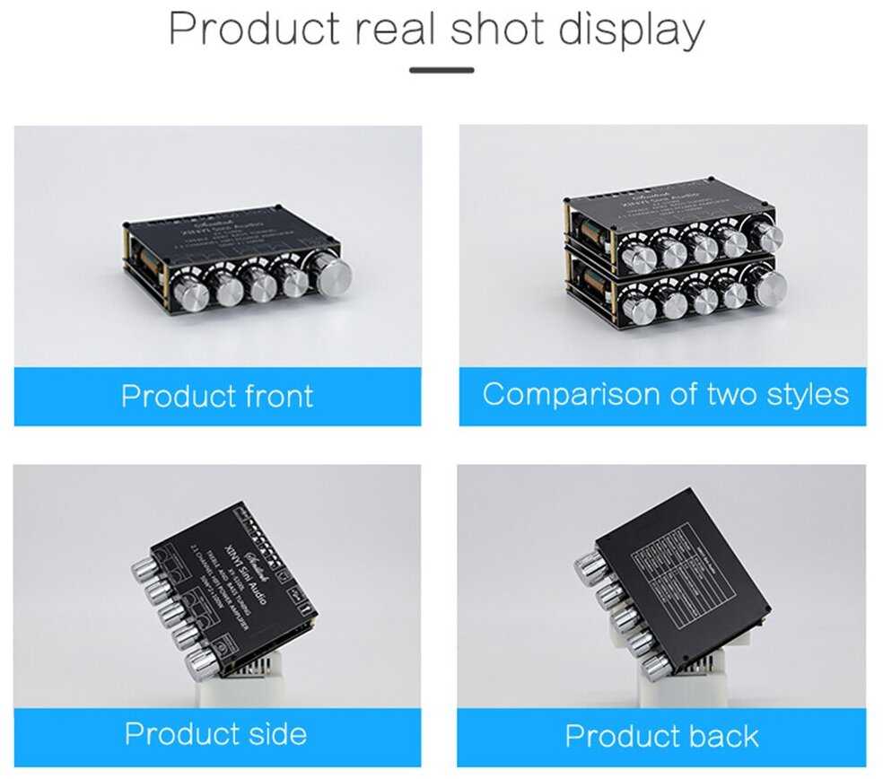 Цифровой аудио усилитель XY S100L [2.1 50W x2 + 100W] фотография 5