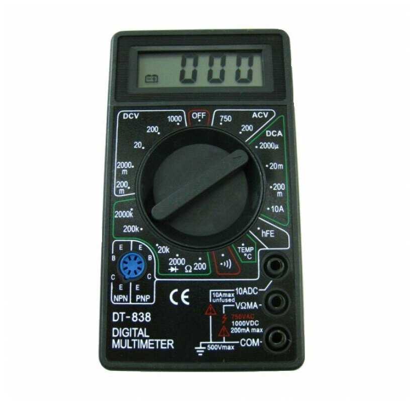 Портативный мультиметр PROconnect M838 (DT838) фотография 14