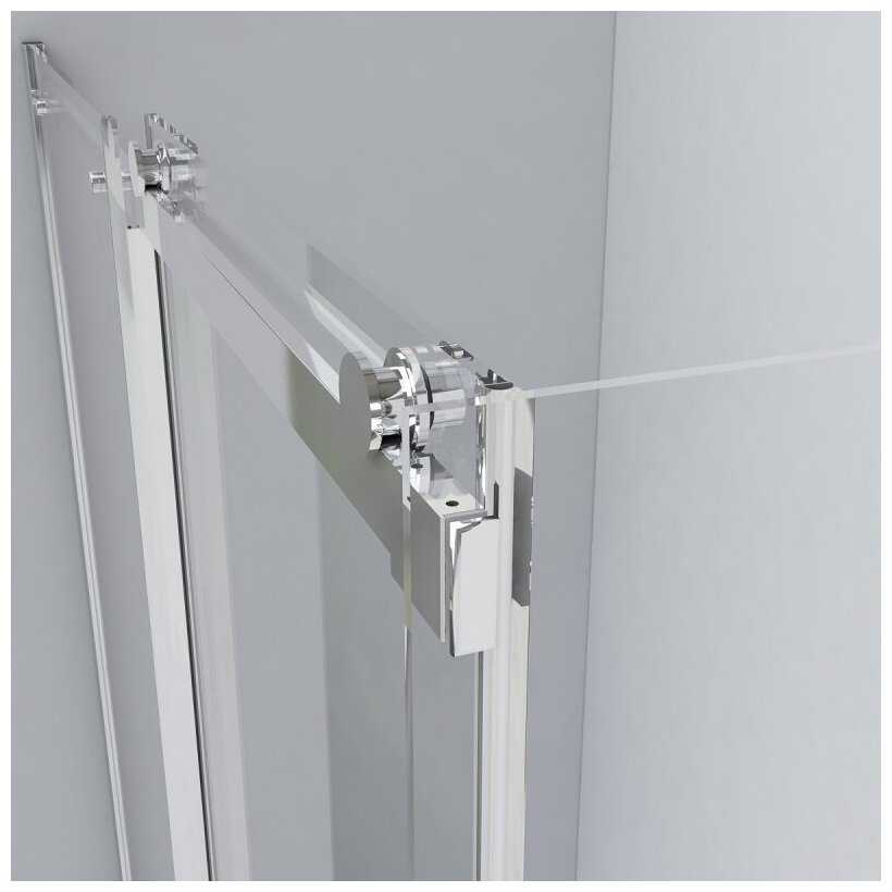 Душевой уголок Vincea Como VSR-1C9014CL 140х90х195 профиль хром, стекло прозрачное фотография 5