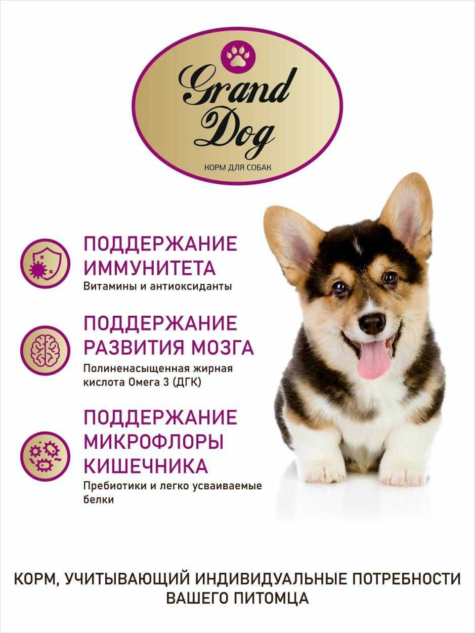 Корм для собак Grand Dog Sensitiv (ягненок с рисом) фотография 11