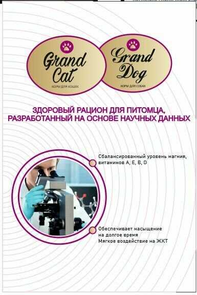 Корм для собак Grand Dog Sensitiv (ягненок с рисом) фотография 12
