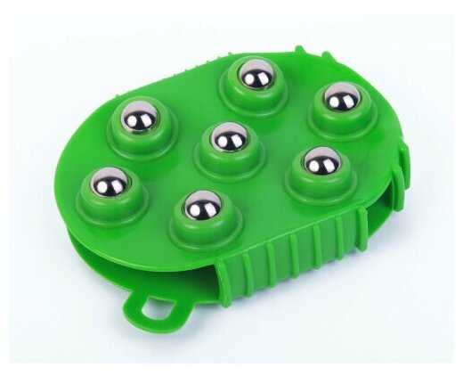 Массажер Массажер варежка c металлическими шариками фотография 11