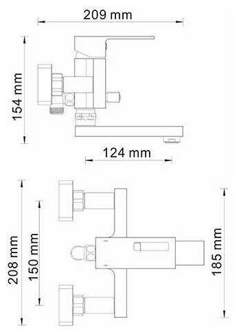 Смеситель Wasserkraft Alme 1501 фотография 17