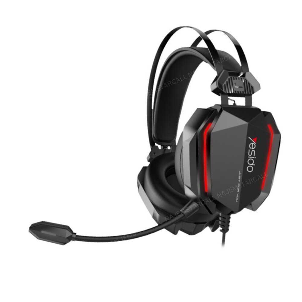 Игровые накладные наушники с микрофоном Yesido EK03 Game Headset