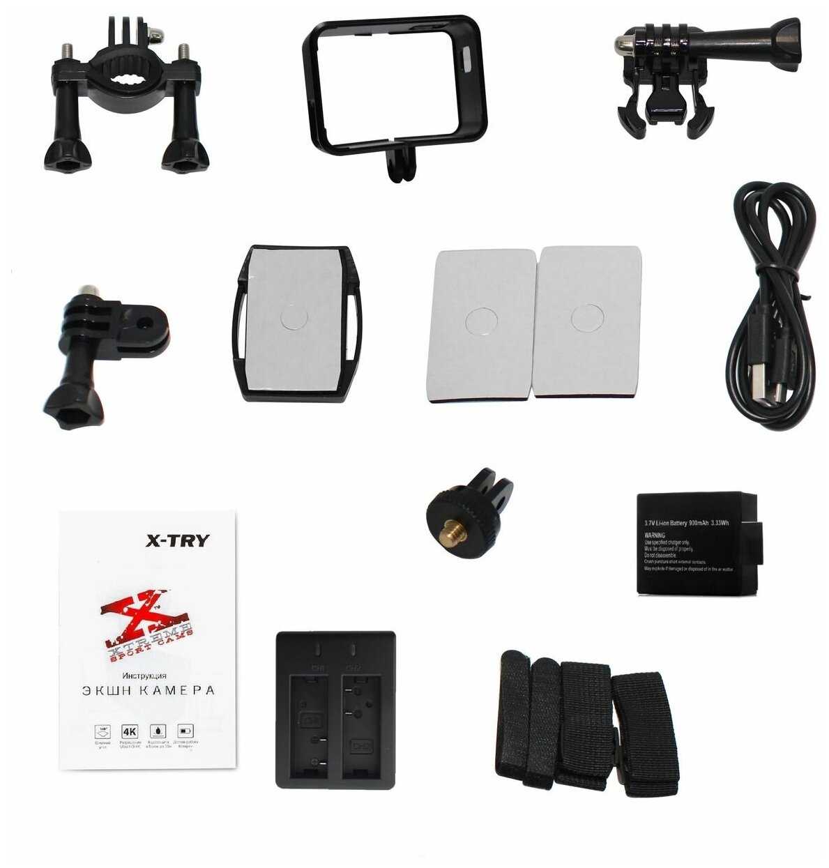Экшн-камера X-Try XTC403 Real 4K/60FPS WDR Wi-Fi Battery фотография 5