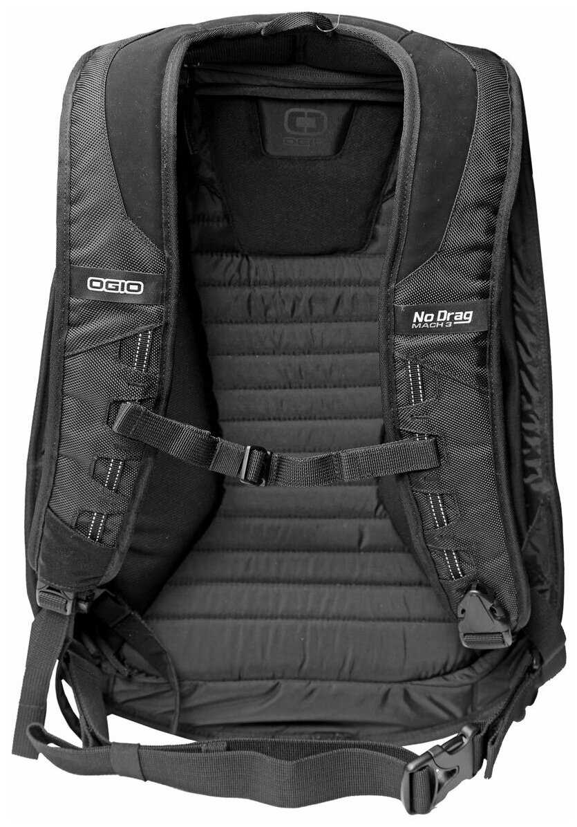 Рюкзак для мотоциклистов OGIO No Drag Mach 3, цвет: черный. 123007.36 фотография 1