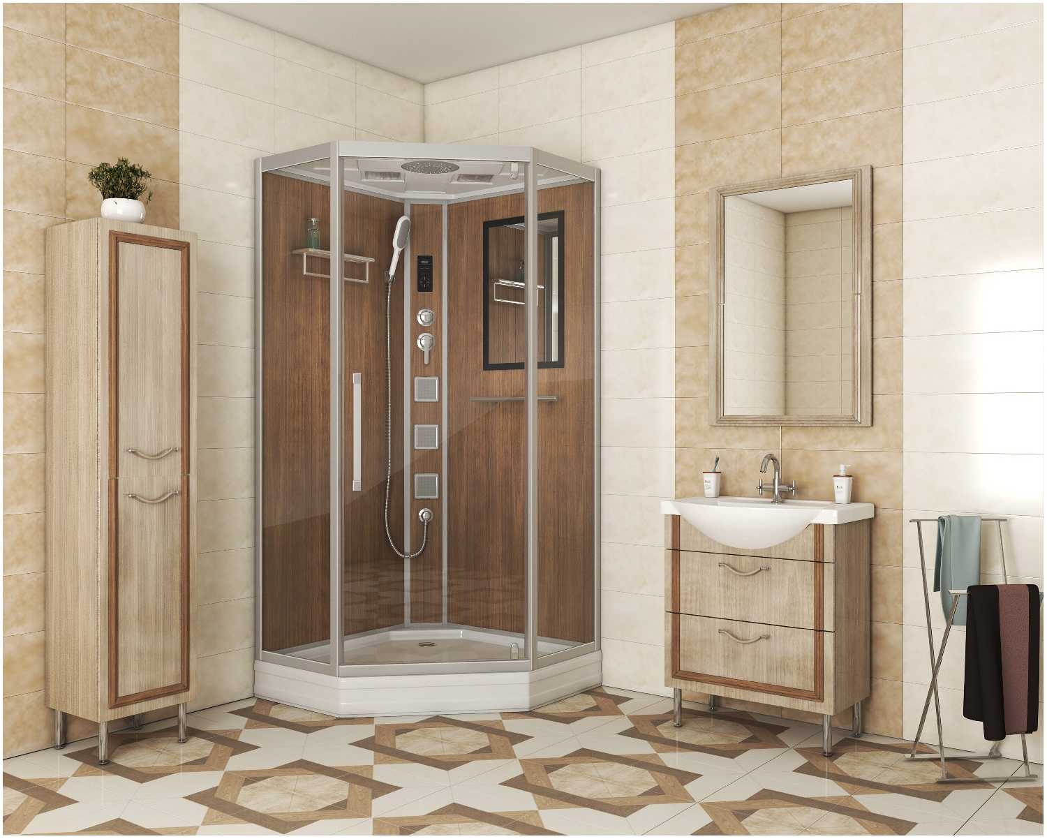 Душевая кабина Niagara Luxe NG-7717WD низкий поддон 100см*100см фотография 4