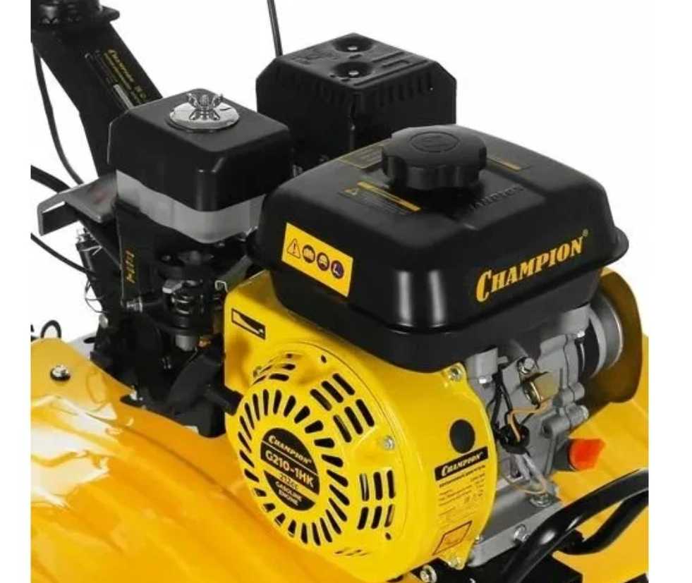 Мотоблок бензиновый CHAMPION BC8738 [5,15 кВт, 3F/1R, D 35 см, 81 см] фотография 2