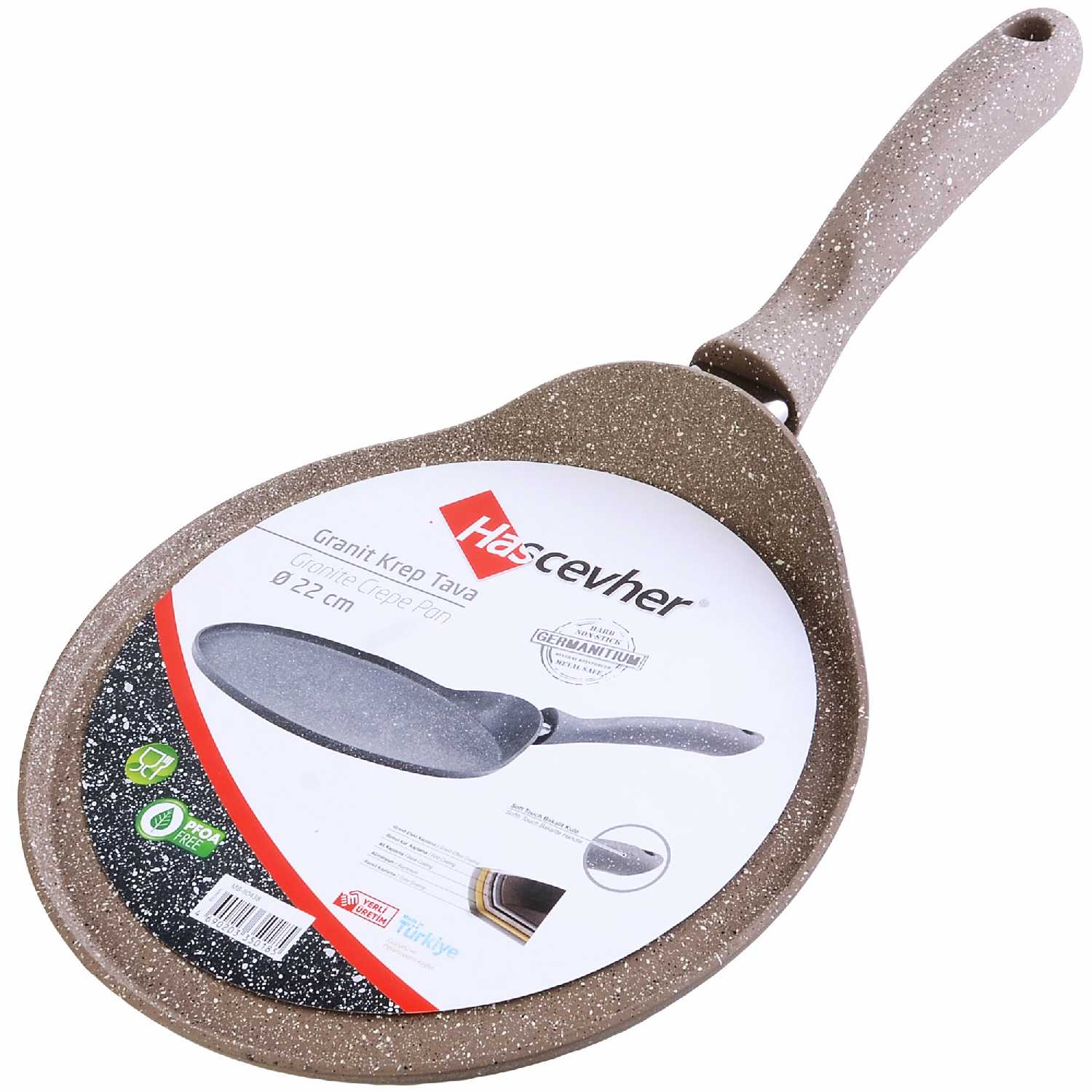 Кухонная посуда KSMB Блинница [22 см алюминий мрам/п бак/руч] [KSMB-80438] фотография 2