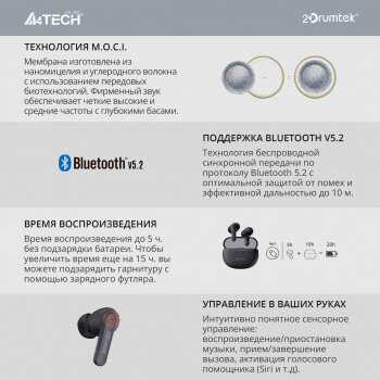 Наушники A4Tech 2Drumtek B25 фотография 16