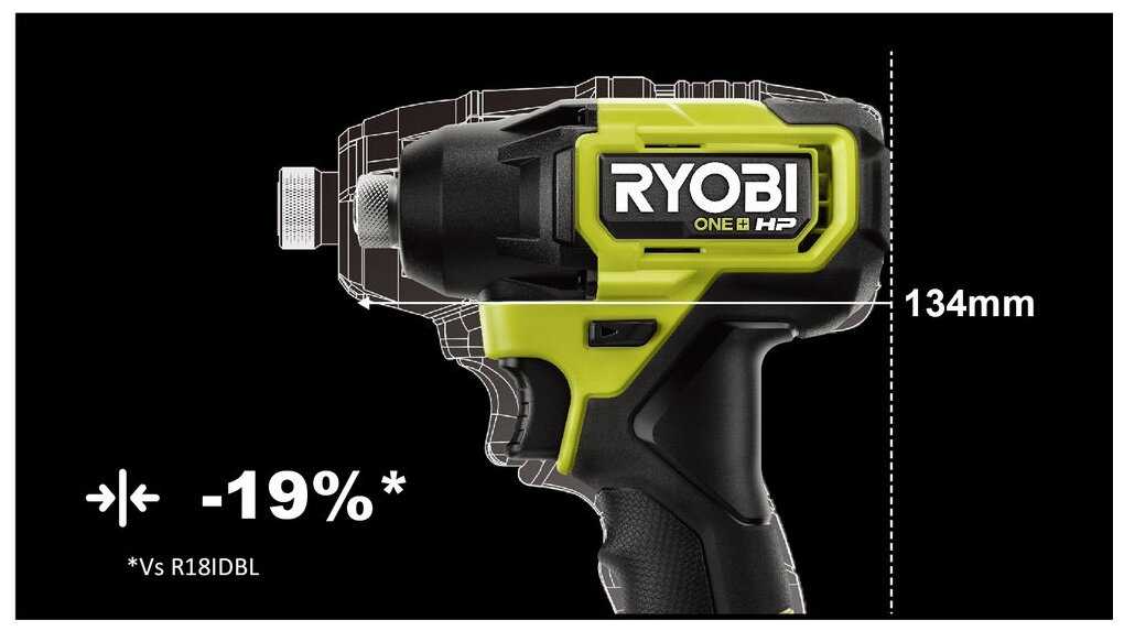 Винтоверт RYOBI RID18C-0 5133004938, без аккумулятора фотография 1