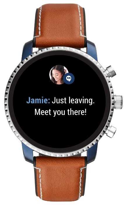 Умные часы FOSSIL Gen 4 Smartwatch Explorist HR (leather) фотография 2