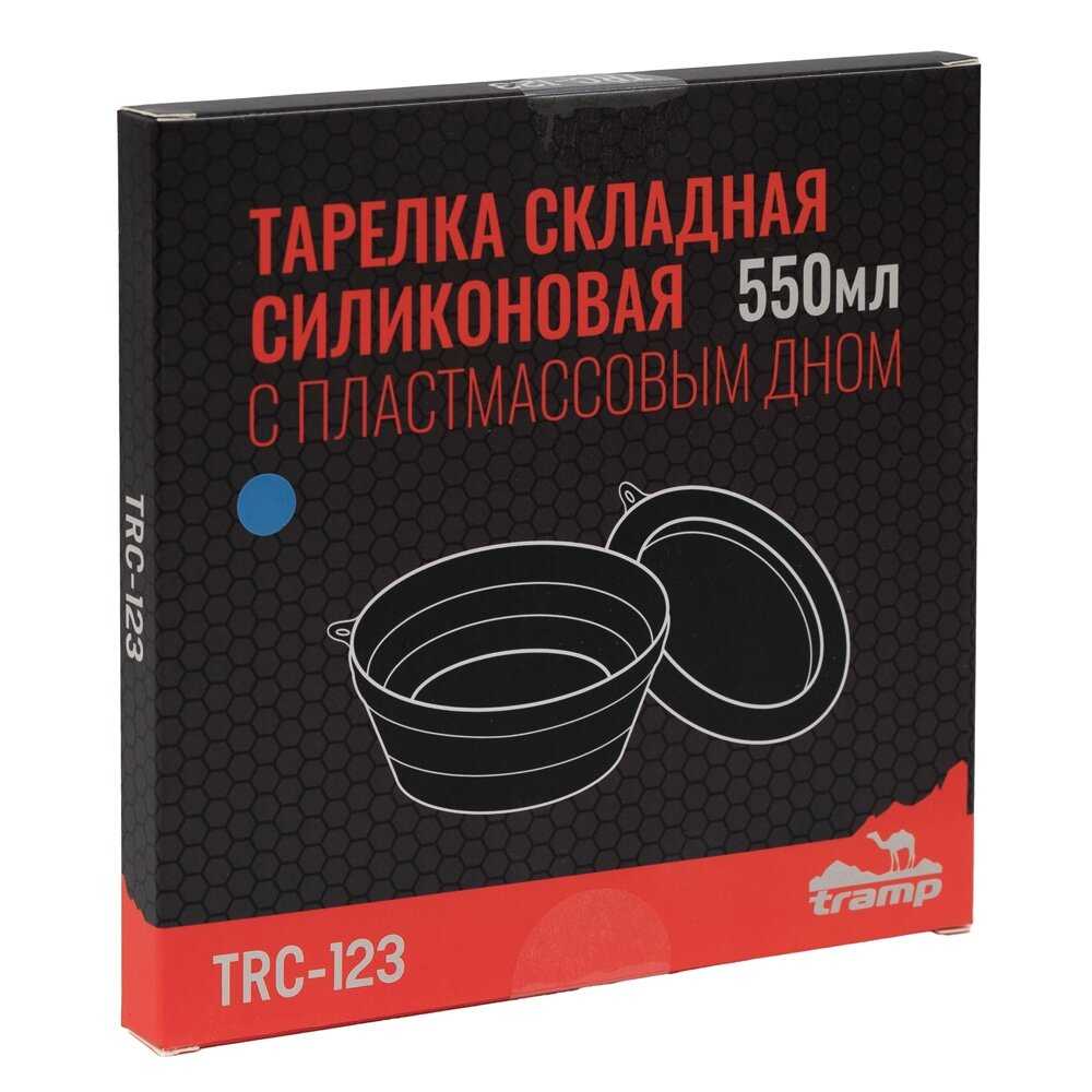 Tramp Тарелка силиконовая с пластиковым дном 550 мл (TRC-123) фотография 9