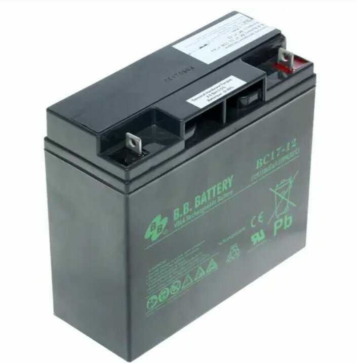 Аккумуляторная батарея B.B. Battery BC17-12 фотография 5