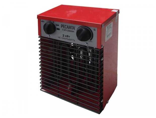 Электрическая тепловая пушка РЕСАНТА ТЭП-2000Н фотография 14