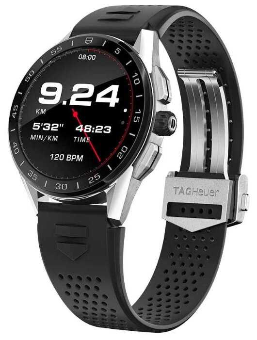 Умные часы TAG Heuer Connected 45 (каучук, сталь, керамика) фотография 1