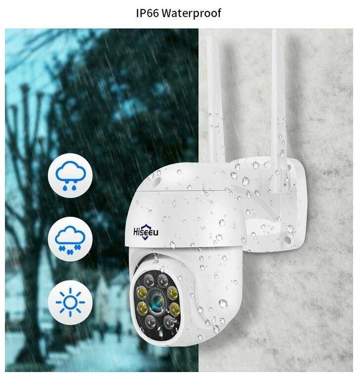 Уличная поворотная IP камера видеонаблюдения WiFi Smart Camera Hiseeu WHD31 фотография 1