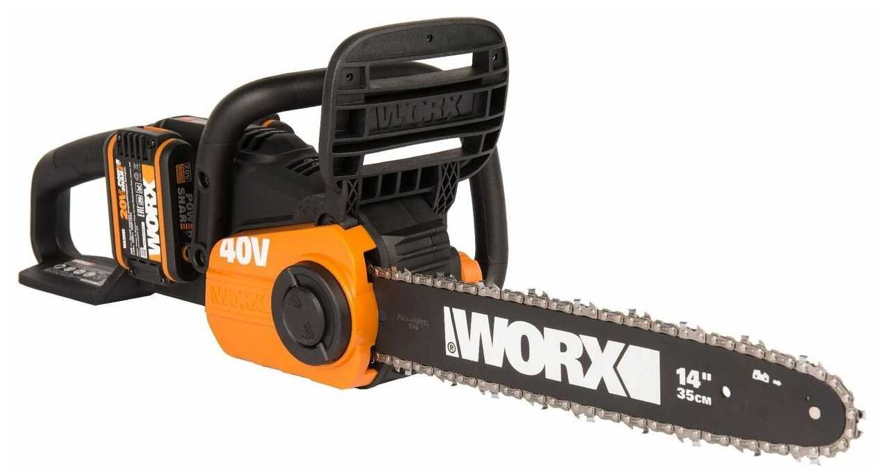 Пила аккумуляторная Worx WG384E 2.0Ач х2 фотография 7